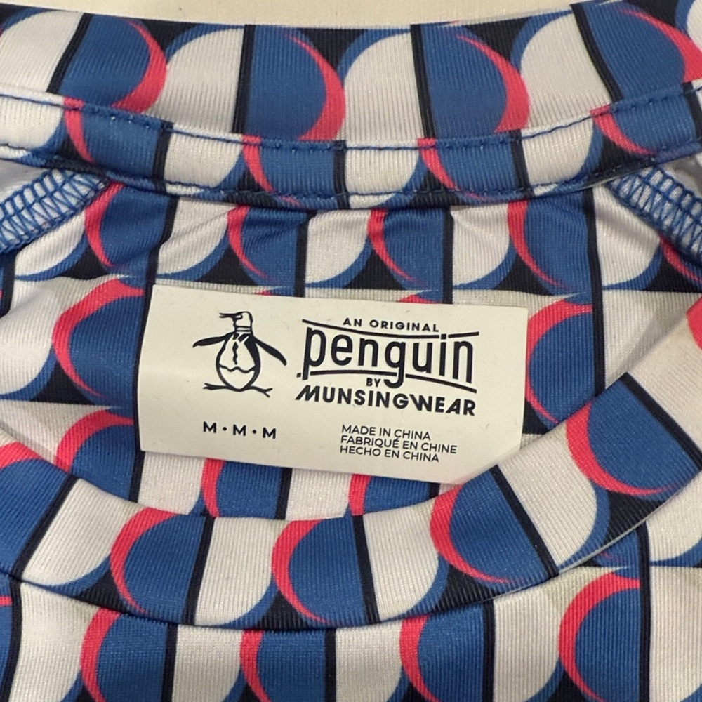 Penguin Brand Colorful Geometric Two-Piece Sport Set long sleeved & skort size M - Picture 2 of 6